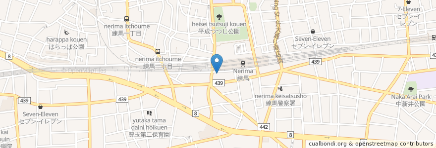 Mapa de ubicacion de 未来まんが館Wing en Japonya, 東京都, 練馬区.