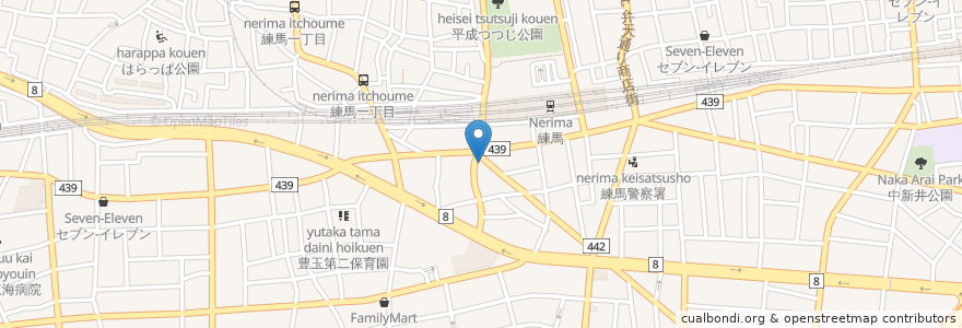 Mapa de ubicacion de 上野歯科医院 en 日本, 東京都, 練馬区.