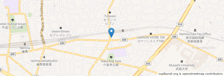 Mapa de ubicacion de ヒロ薬局 en 일본, 도쿄도, 練馬区.