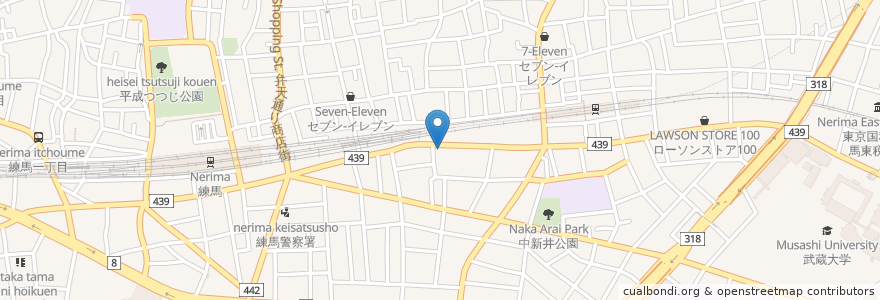 Mapa de ubicacion de yuoo en Japón, Tokio, Nerima.