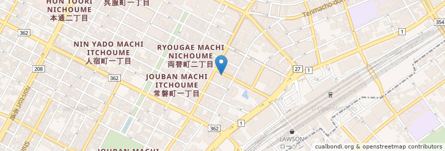 Mapa de ubicacion de よりみち en 日本, 静岡県, 静岡市, 葵区.