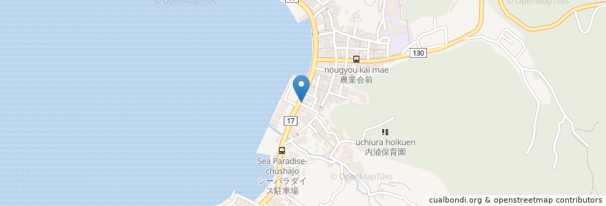Mapa de ubicacion de とさわや旅館 en 日本, 静岡県, 沼津市.