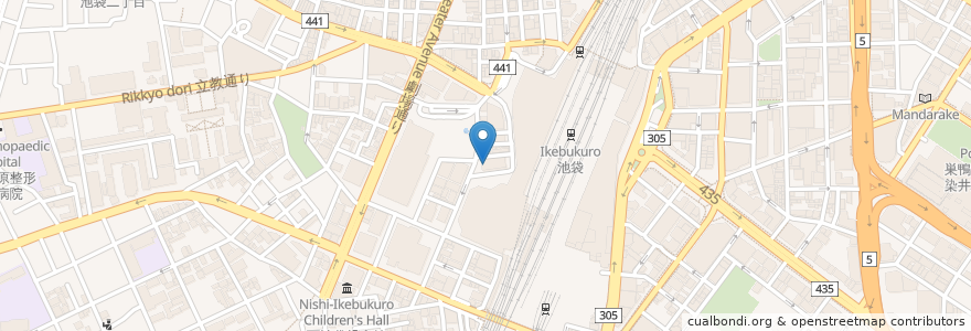 Mapa de ubicacion de Roasted Coffee en اليابان, 東京都, 豊島区.
