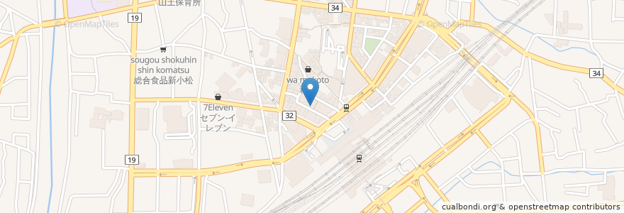 Mapa de ubicacion de 麺屋蕪村 en Japão, Nagano, Nagano.