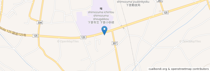 Mapa de ubicacion de COCO'S en Japon, Préfecture D'Ibaraki, 下妻市.