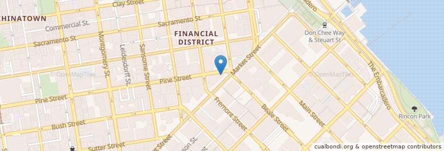 Mapa de ubicacion de First Republic Bank en États-Unis D'Amérique, Californie, San Francisco, San Francisco.