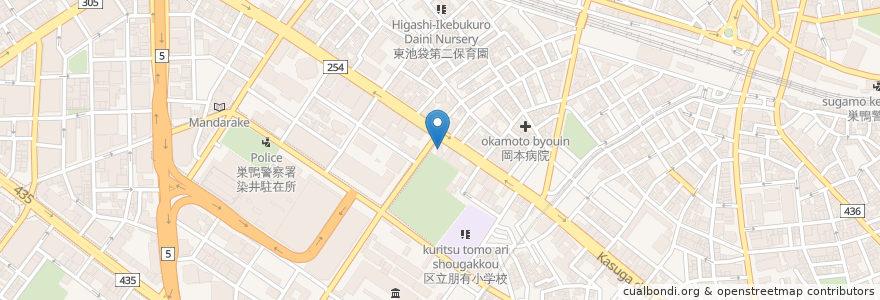 Mapa de ubicacion de ENEOS en Japão, Tóquio, 豊島区.