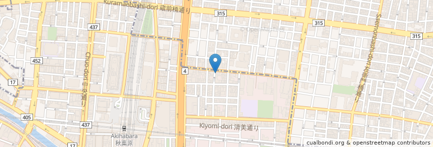 Mapa de ubicacion de Nonnki en 日本, 東京都.