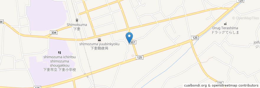 Mapa de ubicacion de 焼肉専門 極 en Japan, 茨城県, 下妻市.
