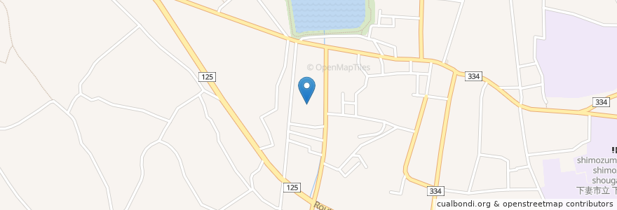 Mapa de ubicacion de 下妻市立図書館 en 일본, 이바라키현, 下妻市.