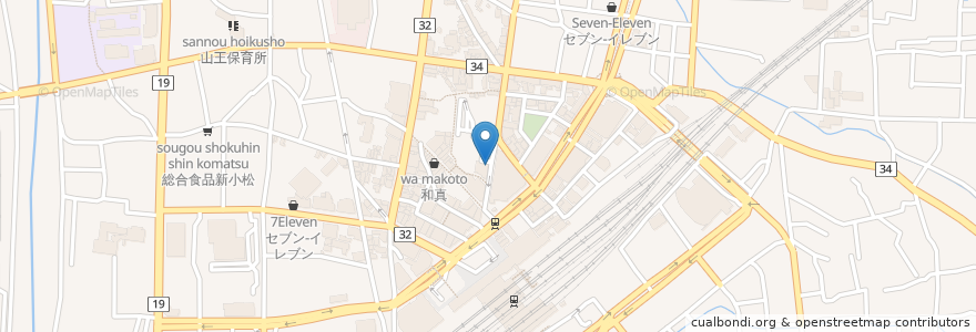 Mapa de ubicacion de 廻鮮 富寿し en 日本, 長野県, 長野市.