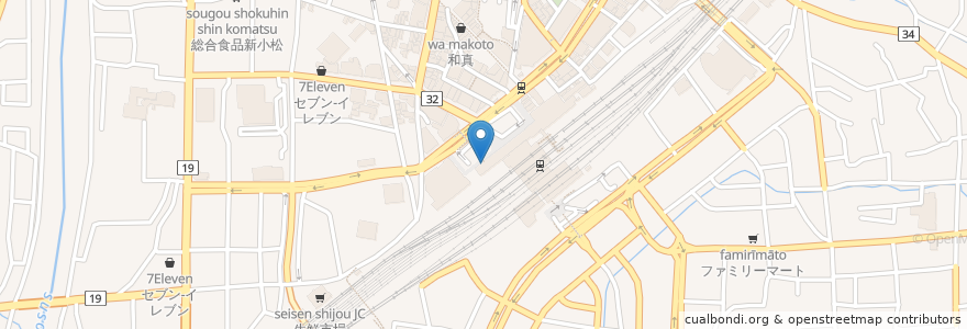 Mapa de ubicacion de 善光寺口公衆トイレ en ژاپن, 長野県, 長野市.