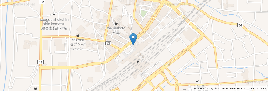 Mapa de ubicacion de 天ぷらと寿司18坪 en Japan, 長野県, Nagano.