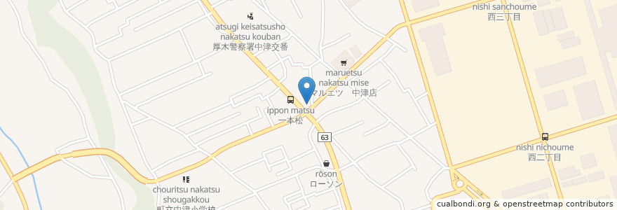 Mapa de ubicacion de PUB STORY en اليابان, كاناغاوا, 愛甲郡, 愛川町.