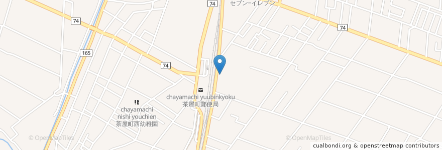 Mapa de ubicacion de 茶屋町三宅歯科医院 en ژاپن, 岡山県, 倉敷市.