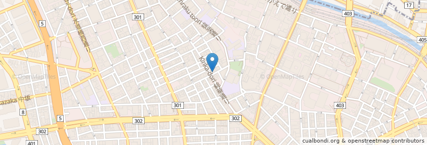 Mapa de ubicacion de Burgers cafe Grill Fukuyoshi en 日本, 東京都, 千代田区.