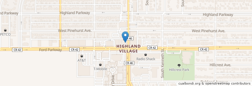Mapa de ubicacion de Highland Grill en ایالات متحده آمریکا, مینه‌سوتا, Ramsey County, St. Paul.