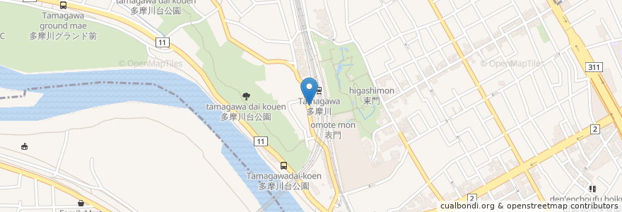 Mapa de ubicacion de 燔々亭 en اليابان, 東京都, 大田区.