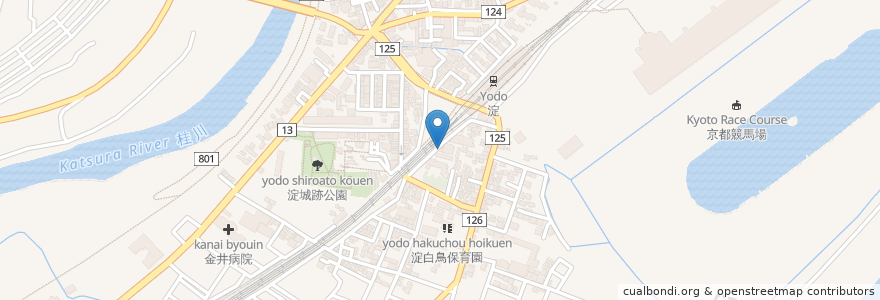 Mapa de ubicacion de 京都銀行ＡＴＭ en Japan, 京都府, Kioto, 伏見区.