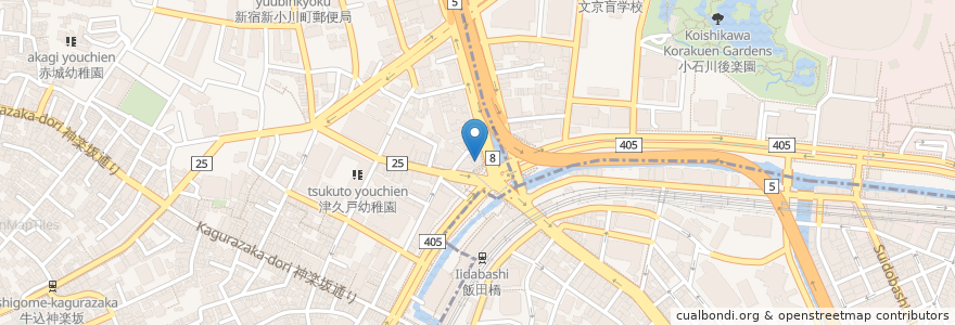 Mapa de ubicacion de BISTRO KUON en Jepun, 東京都.