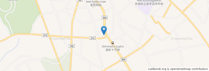 Mapa de ubicacion de ENEOS en 日本, 茨城県, 坂東市.