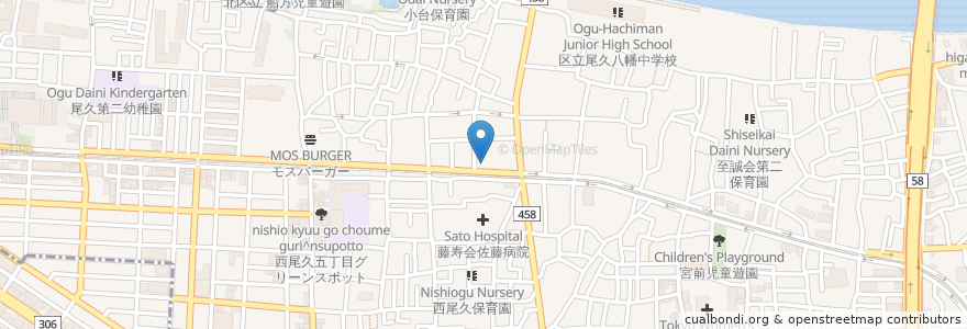 Mapa de ubicacion de 鈴木こどもクリニック en Jepun, 東京都.