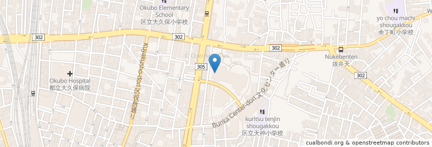 Mapa de ubicacion de トラットリア　ダ　ルイジ en Japonya, 東京都, 新宿区.