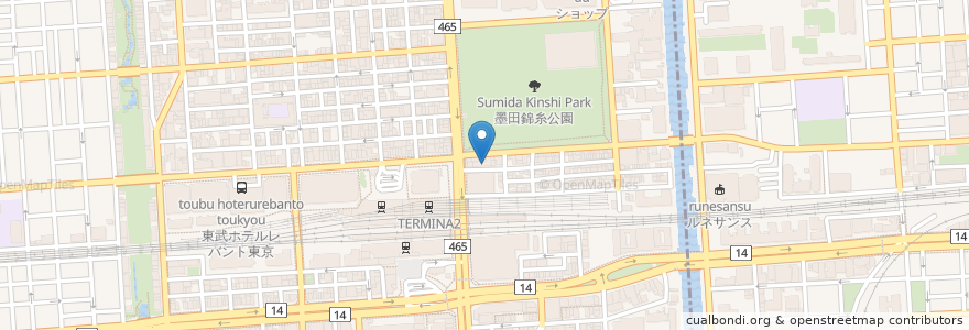 Mapa de ubicacion de 蝦夷ラーメン en Japan, Tokyo.