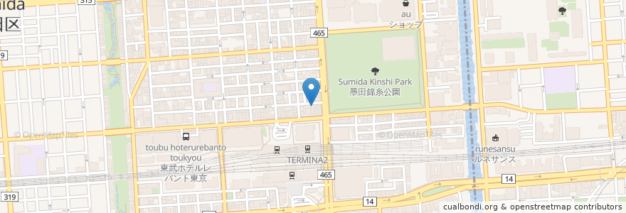 Mapa de ubicacion de 喫茶 ロジェ en 日本, 東京都.