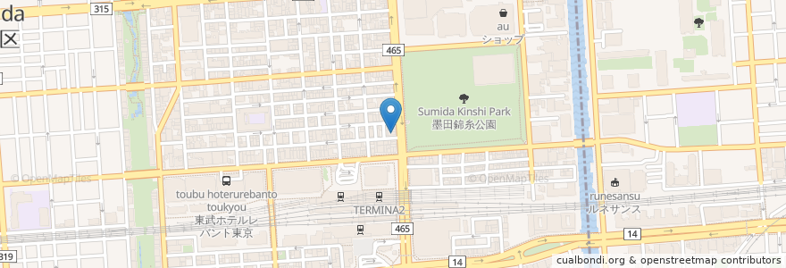 Mapa de ubicacion de こどもクラブ en اليابان, 東京都.