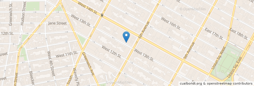 Mapa de ubicacion de ChargePoint en Соединённые Штаты Америки, Нью-Йорк, Нью-Йорк, Округ Нью-Йорк, Манхэттен, Manhattan Community Board 2.