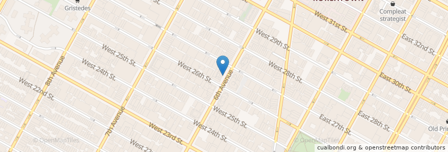 Mapa de ubicacion de ChargePoint en United States, New York, New York, New York County, Manhattan, Manhattan Community Board 5.