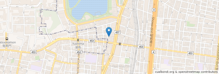 Mapa de ubicacion de 甘味 はる乃 en اليابان, 東京都, 台東区.
