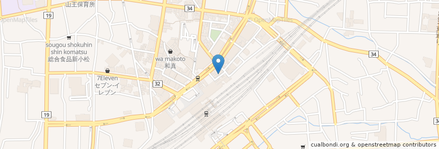 Mapa de ubicacion de 大久保 西の茶屋 en 일본, 나가노현, 長野市.