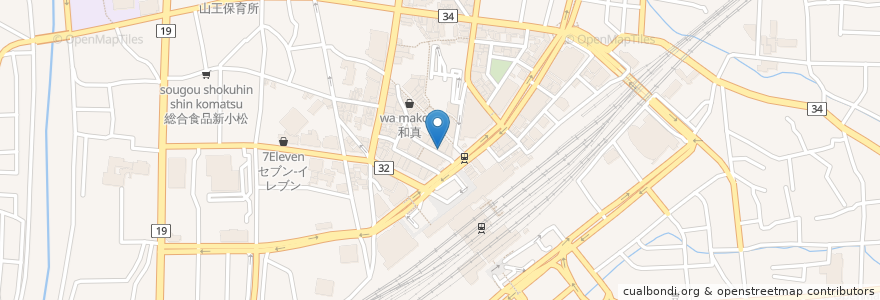 Mapa de ubicacion de 金龍飯店 en Japonya, 長野県, 長野市.