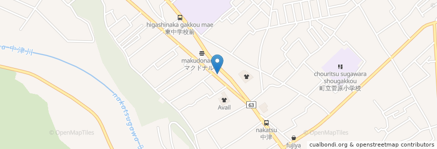 Mapa de ubicacion de 熊坂動物病院 en 日本, 神奈川縣, 愛甲郡, 愛川町.