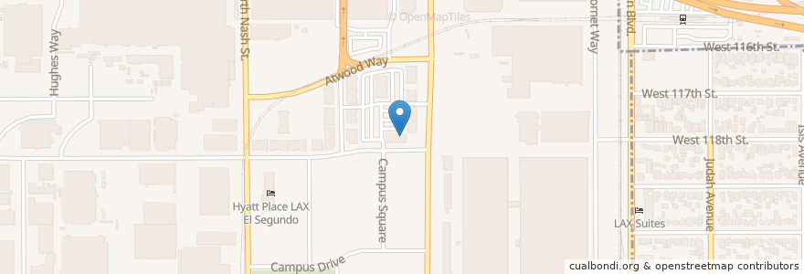 Mapa de ubicacion de The Flame Broiler en United States, California, Los Angeles County, El Segundo.