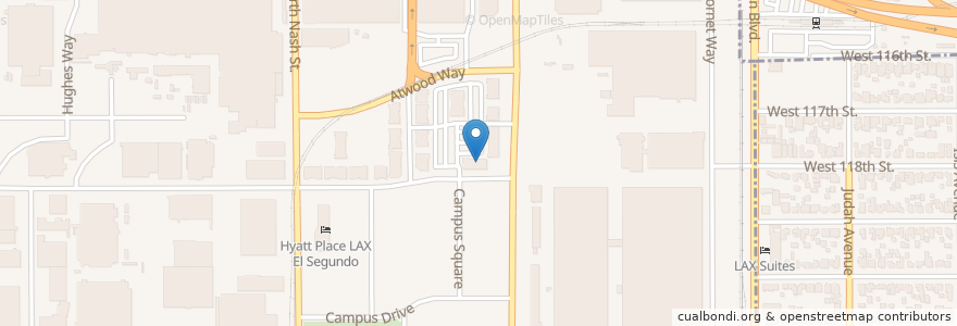 Mapa de ubicacion de One Poke en United States, California, Los Angeles County, El Segundo.