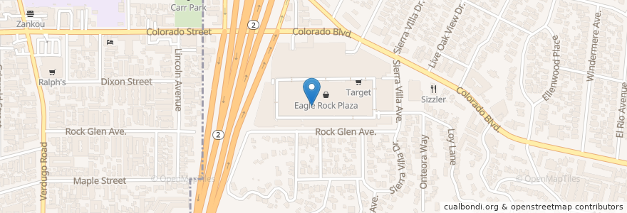 Mapa de ubicacion de Grill City en アメリカ合衆国, カリフォルニア州, Los Angeles County, ロサンゼルス.