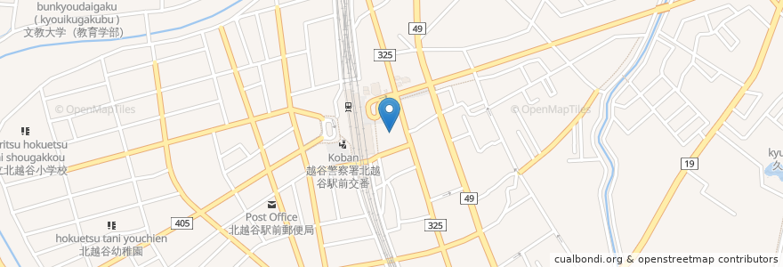 Mapa de ubicacion de マツモトキヨシ en Japão, 埼玉県, 越谷市.