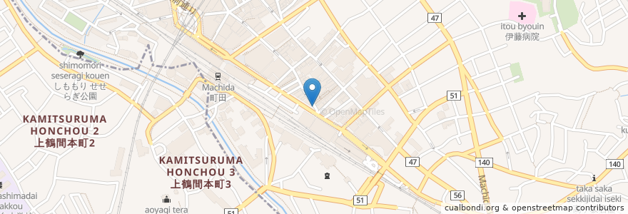 Mapa de ubicacion de くれーぷきッズ en Japonya, 東京都, 町田市.