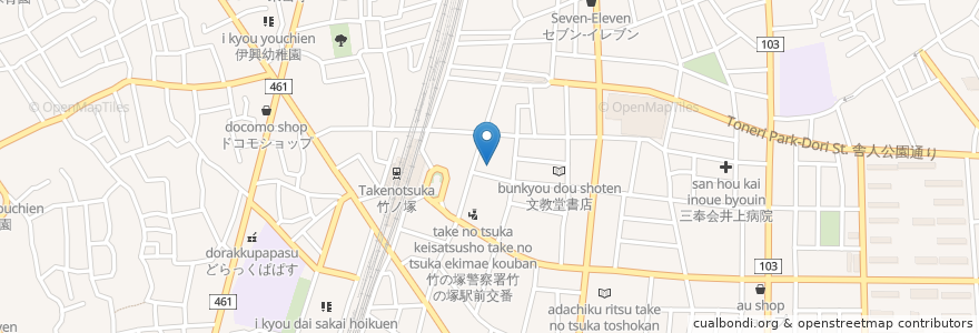 Mapa de ubicacion de スシロー en Japão, Tóquio, 足立区.