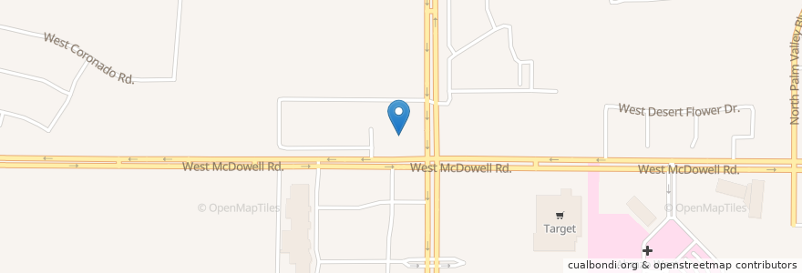 Mapa de ubicacion de SC Dentistry at Palm Valley en Vereinigte Staaten Von Amerika, Arizona, Maricopa County, Goodyear.