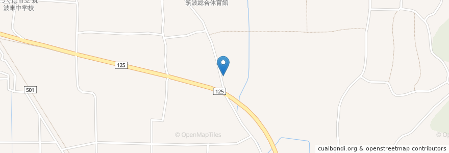 Mapa de ubicacion de リスの森 デンタルクリニック en 日本, 茨城県, つくば市.