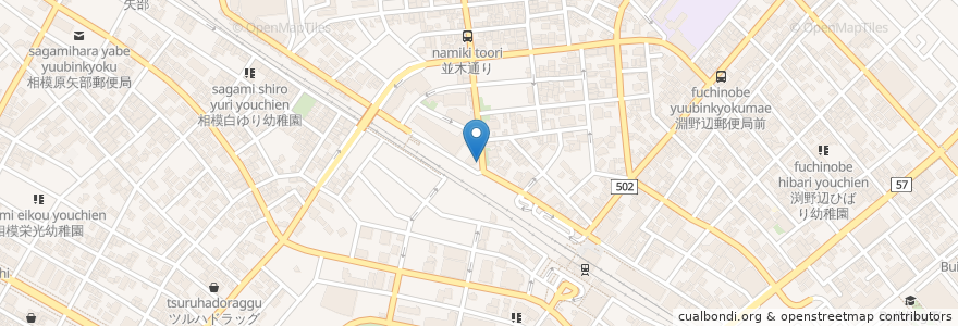 Mapa de ubicacion de Bon-Kura 梵蔵 en Japón, Prefectura De Kanagawa, 相模原市, Barrio Chuo.
