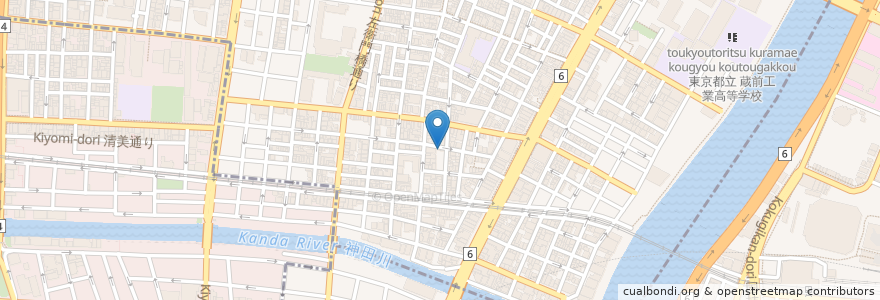 Mapa de ubicacion de お弁当きやり en Japan, 東京都, 台東区.