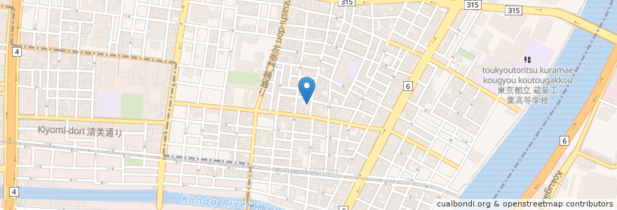 Mapa de ubicacion de タイムズカープラス en ژاپن, 東京都, 台東区.