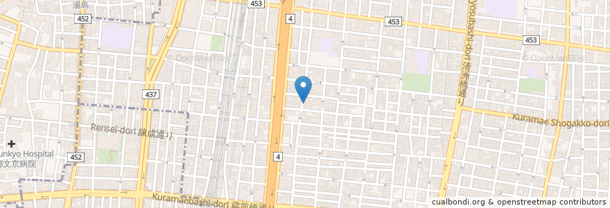 Mapa de ubicacion de なりぞう en Giappone, Tokyo, 台東区.
