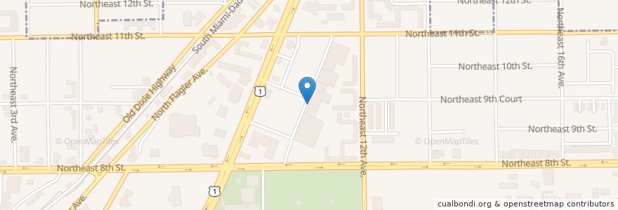 Mapa de ubicacion de Peking House en United States, Florida, Miami-Dade County, Homestead.