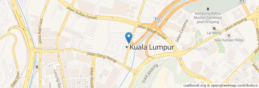Mapa de ubicacion de Al azam en Malásia, Selangor, Kuala Lumpur.